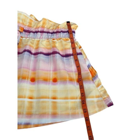 Future Collective Ruffle Trim Flowy Shorts Sz XL Coastal Beach Everyday Formal - Picture 9 of 11